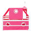 Lit simple mezzanine rose avec toboggan et tour - bois massif, trois méthodes d'installation, pin de Nook