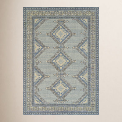 Aldona Blue Brown Oriental Rug