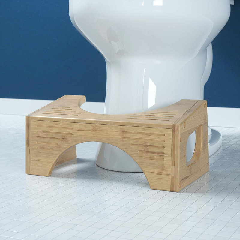 The Original Toilet Stool - Bamboo Flip(Brown)