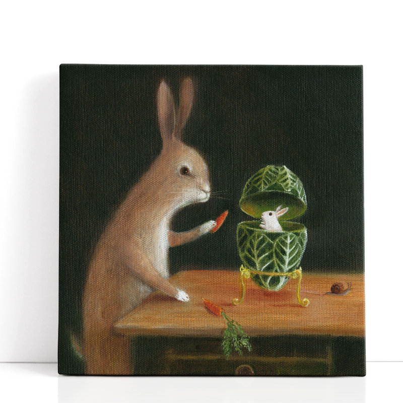 Peter Carl Faberg - Canvas Print Wall Art, 24" H x 24" W