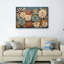 Ensemble de 1 tableau sur toile représentant des plantes succulentes-129263412-129263413