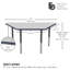 Table d'activité trapézoïdale à hauteur réglable avec pieds trapus-774649210-774649214-774649183