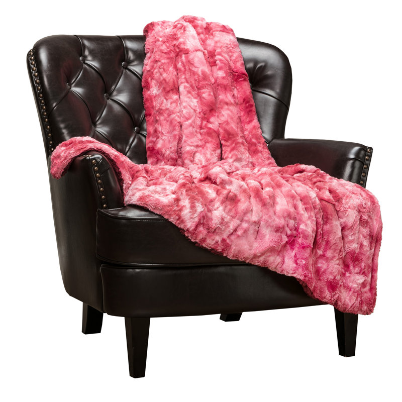 Couverture tissée , Aubergine, L 60 po x L 70 po