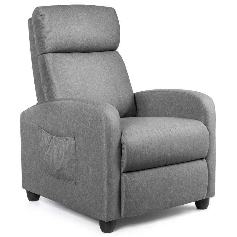 Forgue 68cm Wide Standard Recliner, Grey