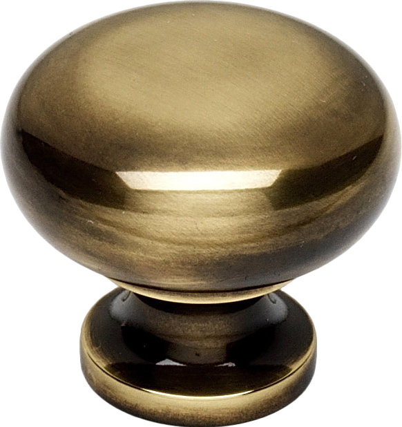 Mushroom Knob, Polished Antique