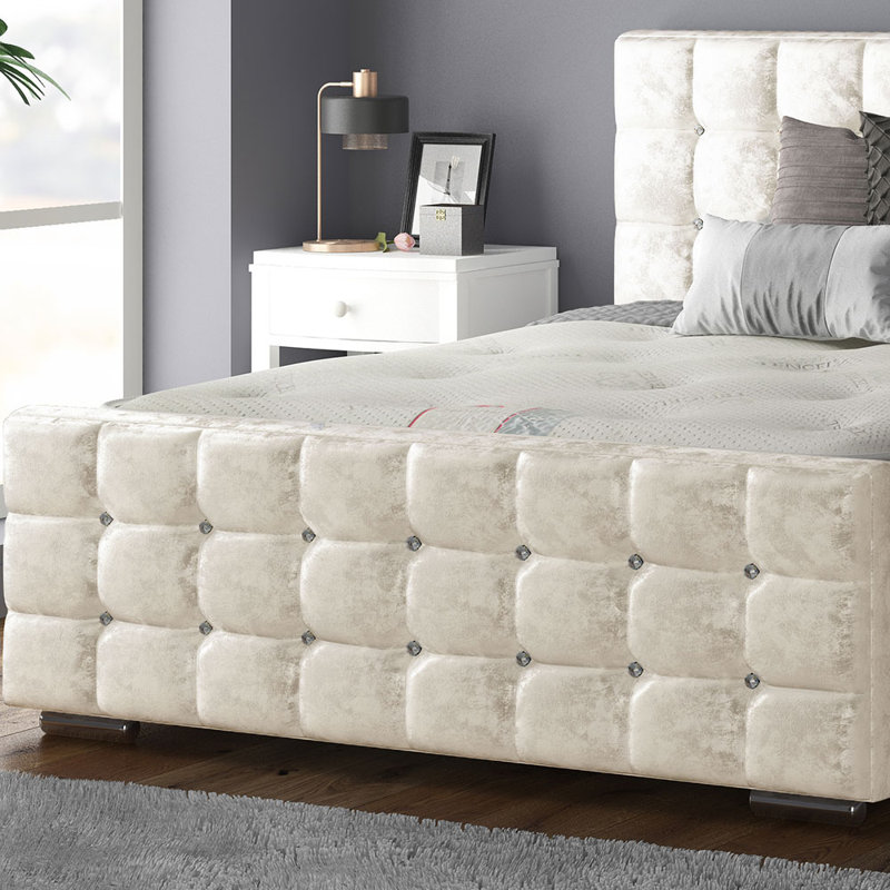 Owsley Upholstered Bed, Cream, Super King (6')