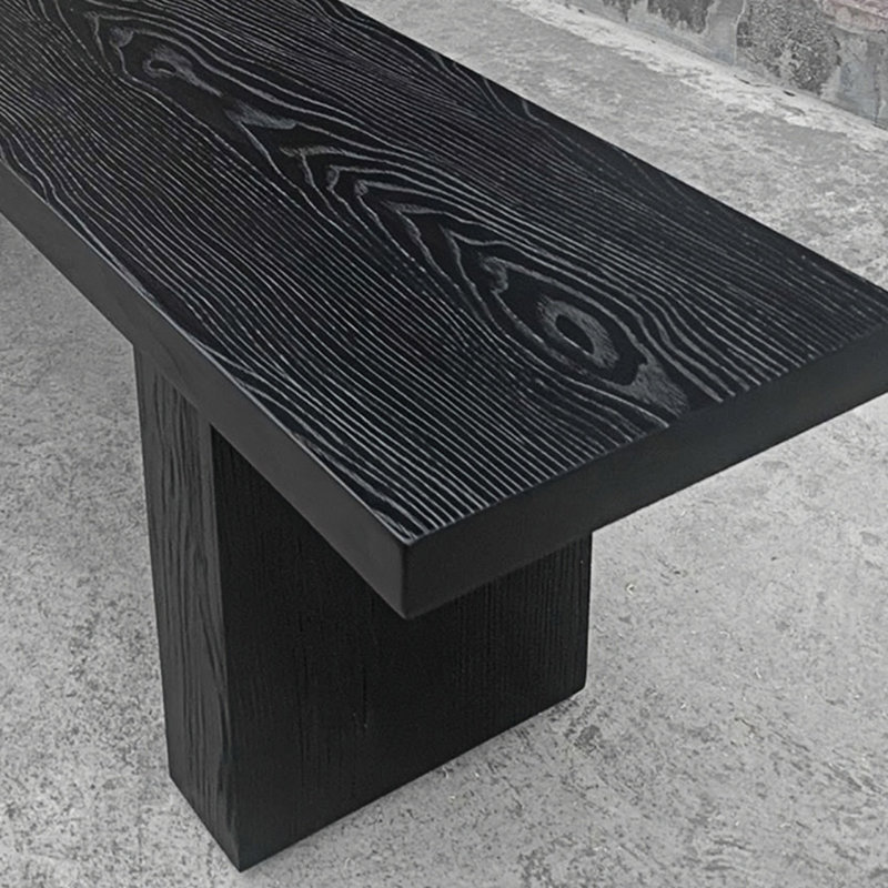 Maudene Solid Wood Bench, 17.71" H x 59.05" W x 13.77" D