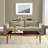 Ayerim Coffee Table, Rectangular Metal Top Coffee Table, Modern Coffee Table