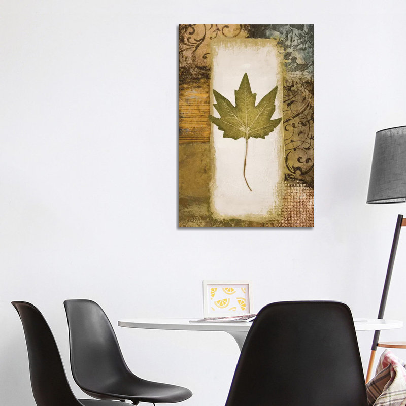 Single Leaf II by Michael Marcon - Wrapped Canvas Gallery-Wrapped Canvas Giclée, 101.6 cm H x 66.04 cm W x 1.91 cm D