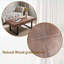 Table console en bois naturel mince 52,6 po Slim
