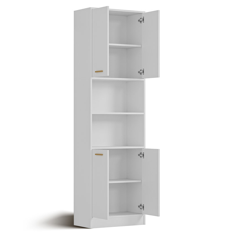 Schnur 75"H Kitchen Pantry Cabinet with Adjustable Shelves