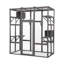 Très grande cage à chat - Gris