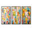 «Nursery Colorful Animal Pattern I», ensemble de 3 reproductions d'art sur toile-995267147-995267148