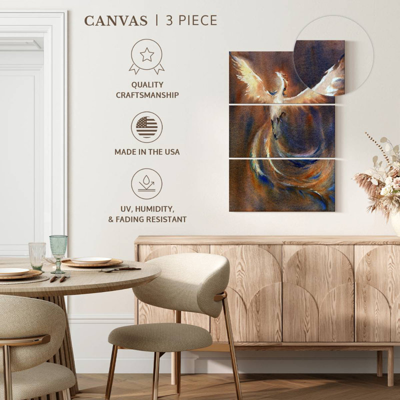 Kelan Rising Phoenix, 50" H x 32" W
