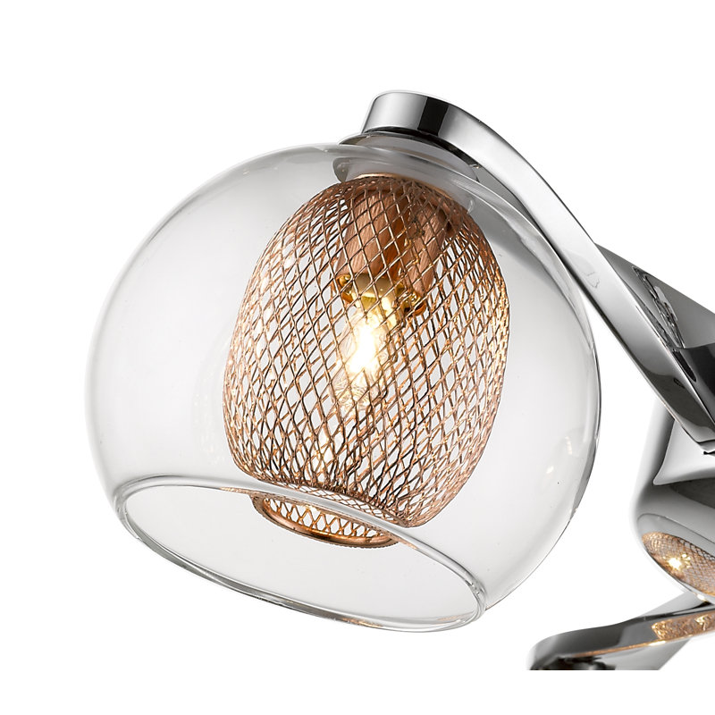 Justus Flush Mount, Copper