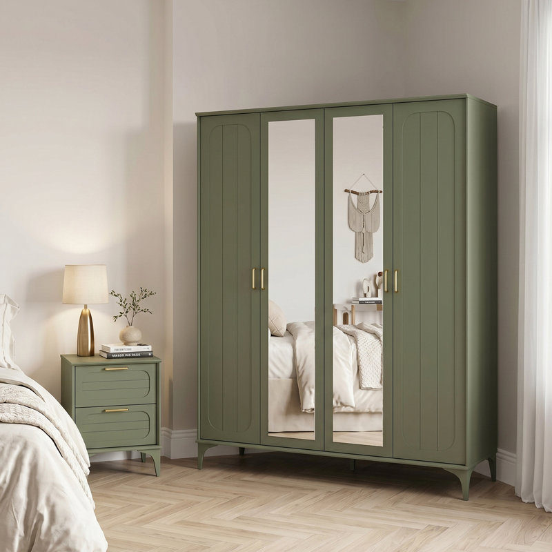 Harrington Mirage Bedroom Pair Set, Kale Green