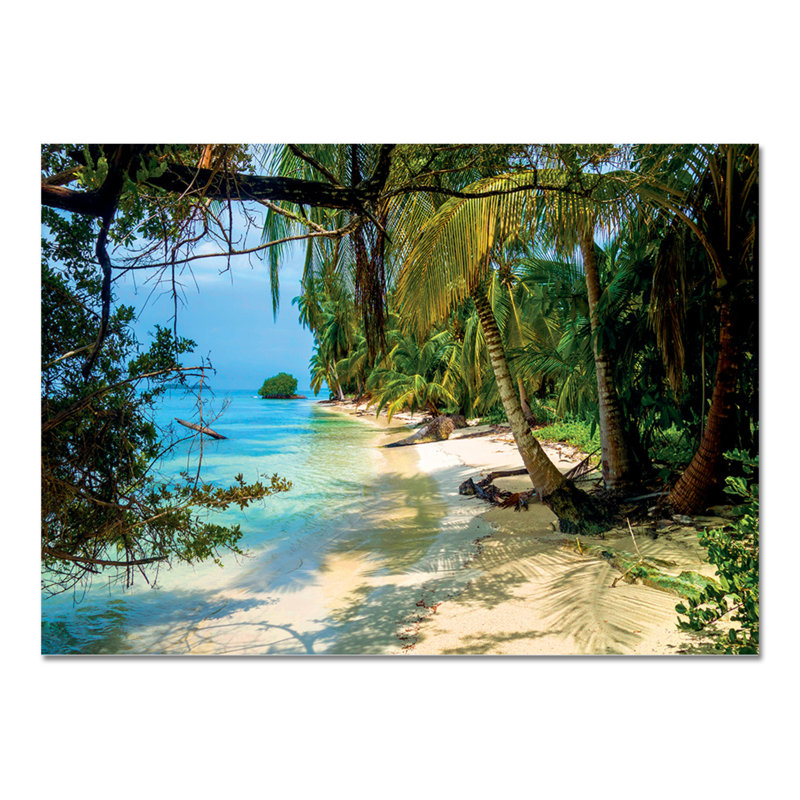 Jungle In Panama by Giallobus - No Frame Print on Glass, 65cm H x 95cm W