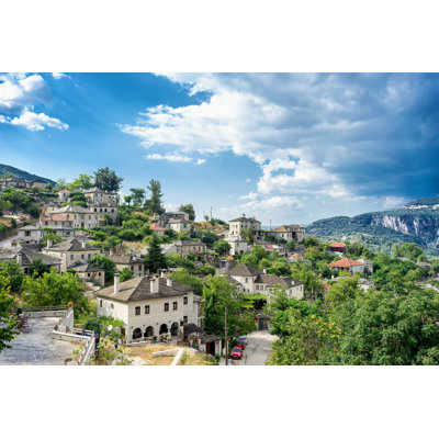 Le pittoresque village de Vitsa - Photographie sur toile tendue