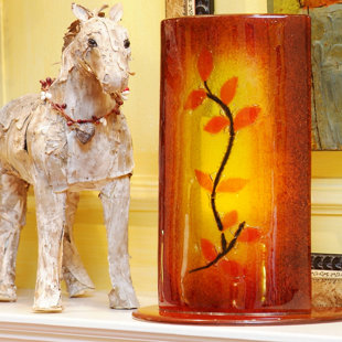 Porte-bougie en verre