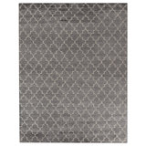 Lux Look Geometric Area Rug in Gray