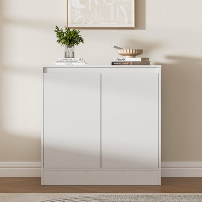 Buffet Cabinet With Storage, Coffee Bar Cabinet With 2 Doors And Adjustable Shelf, Modern Kitchen Buffet Sideboard For Living Room, Kitchen by Ebern Designs