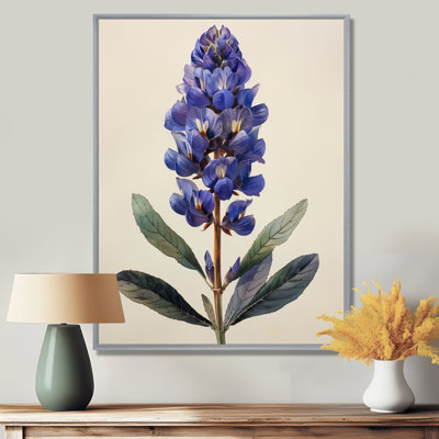 Mauve, vert, lilas, fleurs I - lilas, art mural, salon