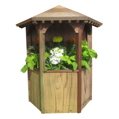 Kissonerga Handmade Wood Wall Planter