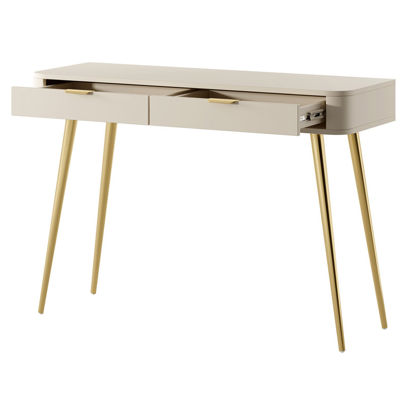 Asyana Dressing Table, Beige/Gold