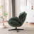 Upholstered Tufted Swivel Accent Chair-1974900088