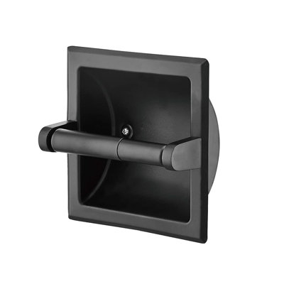 Porte-papier hygiénique encastré au mur avec support de fixation en métal, porte-papier hygiénique 