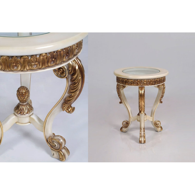 Veronica Glass End Table