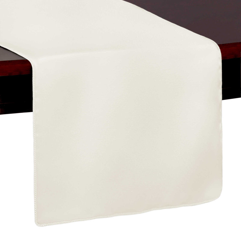 Table Runner, 108" x 14", 1, Ivory Cream
