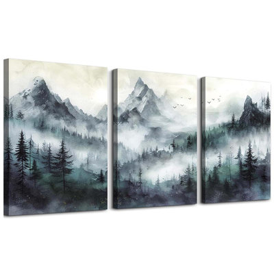 3 Piece Wrapped Canvas Print