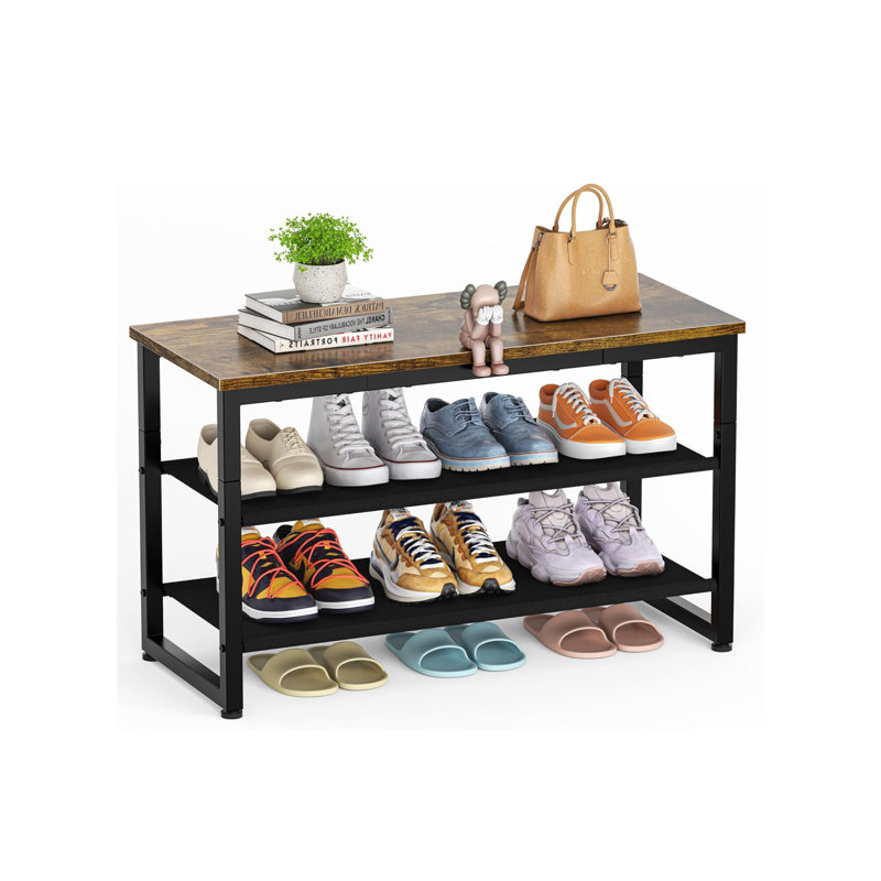 12 Pair Shoe Storage Bench