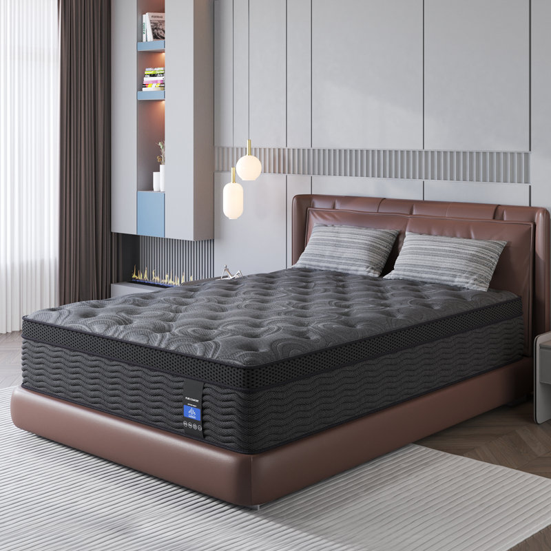 12'' Medium Hybrid Mattress with Cooling Gel Memory Foam Pocket Springs Mattress in a Box, 12", Full