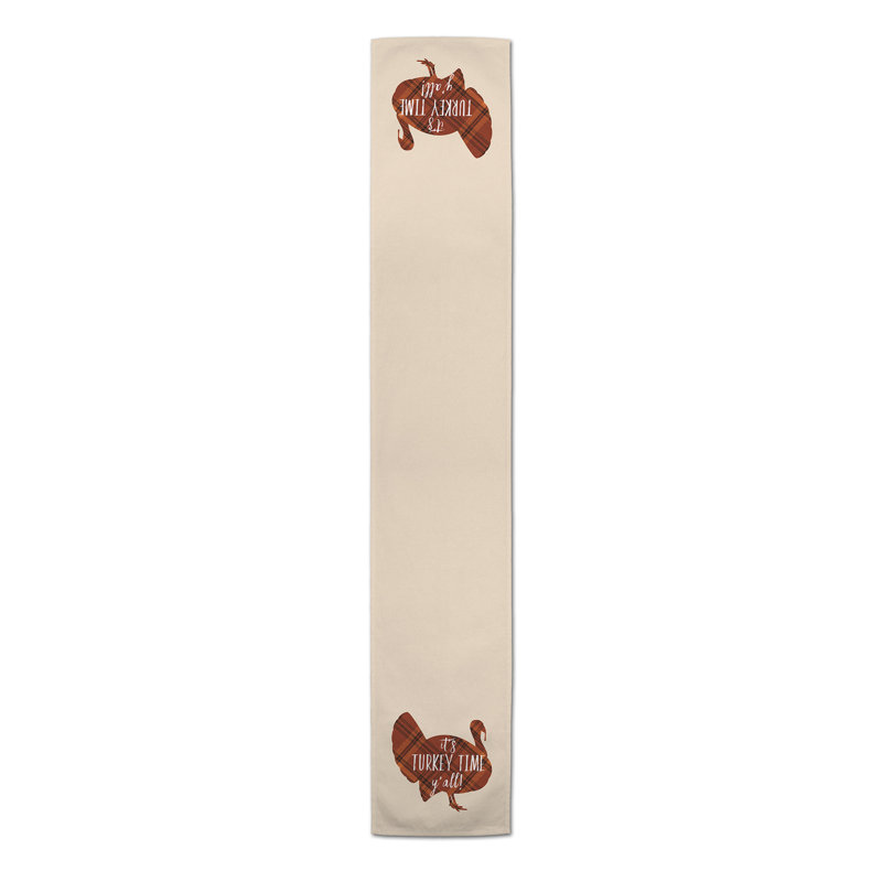 Juna Turkey Time Table Runner, 90" x 16"