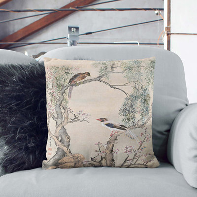 Floral Square Throw Cushion