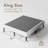 14" High Legs Included Metal Box Spring With Frabric Cover, Sturdy Mattress Foundation, Easy Assembly-693854200