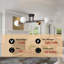 Plafonnier semi-encastré 4 * G9-Rustic