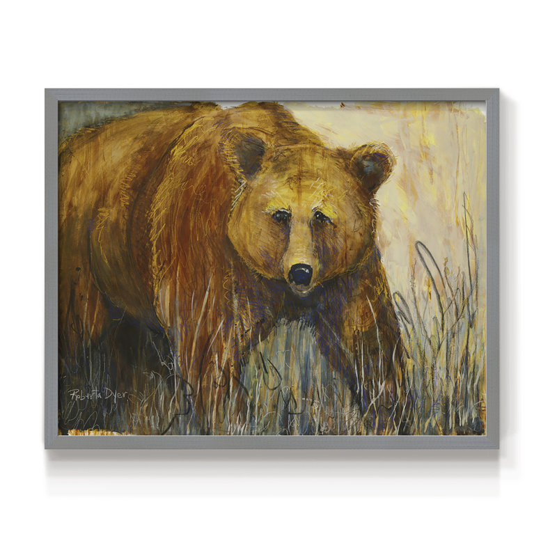 Majestic - Impression encadrée - réversible, Gris, H 22 po x l 28 po