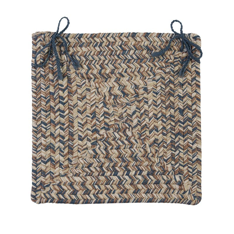 Housse de coussin intérieur/extérieur Tabb, Bleu lac