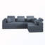 Canapé modulaire rembourré en L-63555400