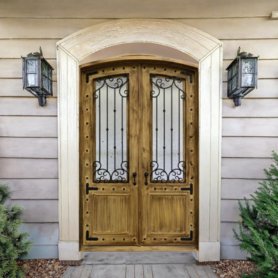 Sonora Rustic Double Iron Door