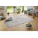 Frame Flatweave Silvery White Rug
