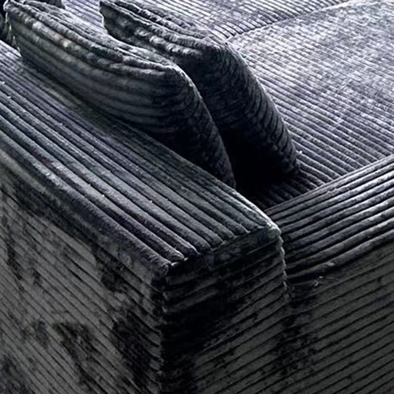Très grande chaise longue d'intérieur Eliam, Gris