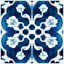 Indigo Ogee 3 Print by Lillian August