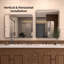 Miroir de meuble-lavabo mural moderne moderne l 30 po x H 36 po Cozy-514696197-515628769