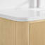 Meuble-lavabo mural double 72 po en chêne scandinave Francesca-134531449-134531451