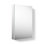 Verdera® Recessed or Surface Mount Frameless Medicine Cabinet with 3 Adjustable Shelves