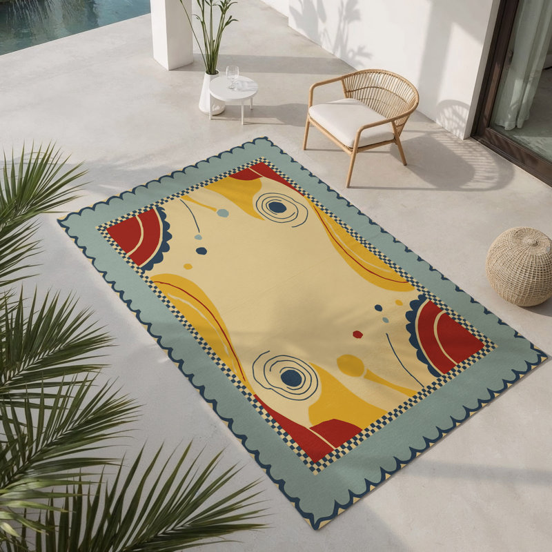 Tapis d'intérieur et d'extérieur Dynamic Bop, Rectangle 9 pi x 12 pi